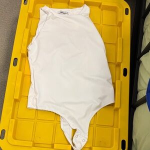 White smooth body suit